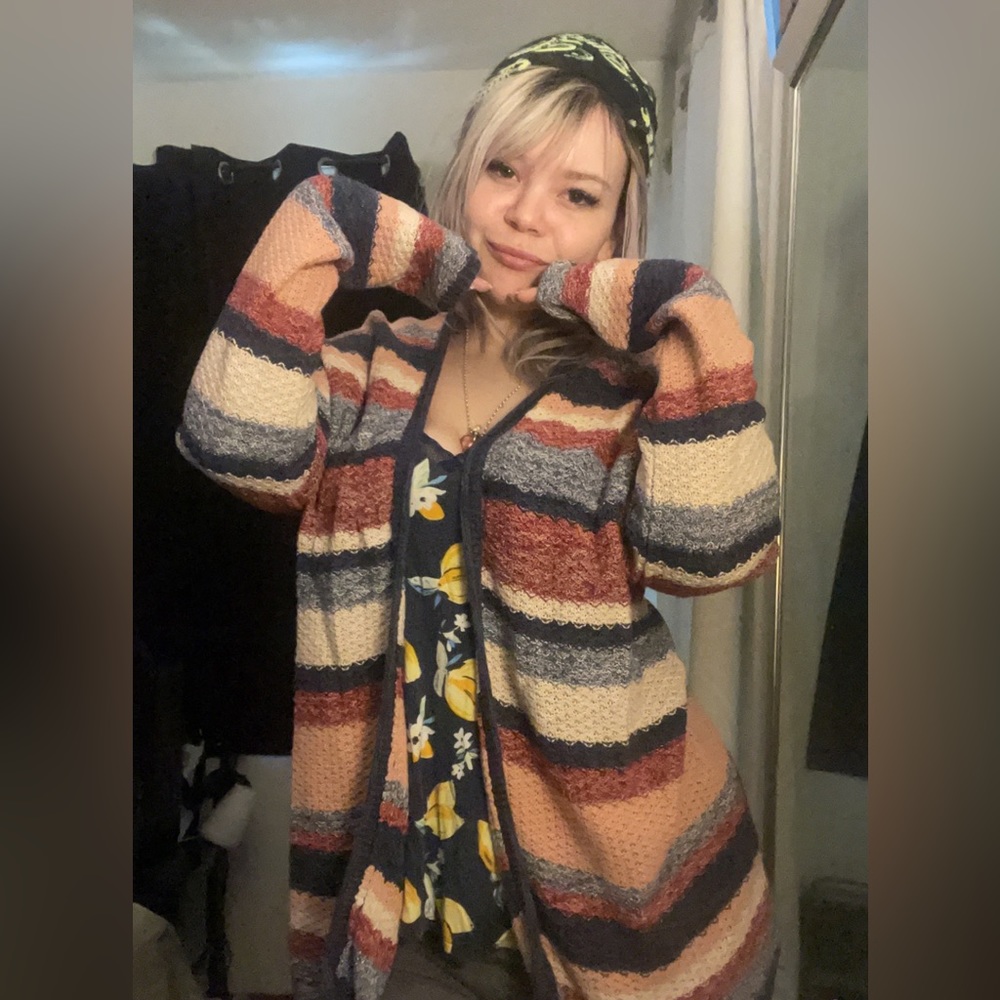 Colorful cardigan